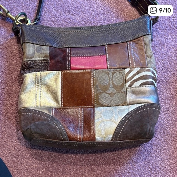 Coach Patchwork Shoulder Bag - Picture 8 of 10